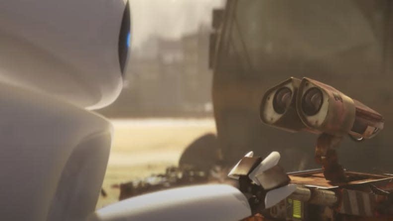 "Wall-E" looks at the dangers of human pollution.
