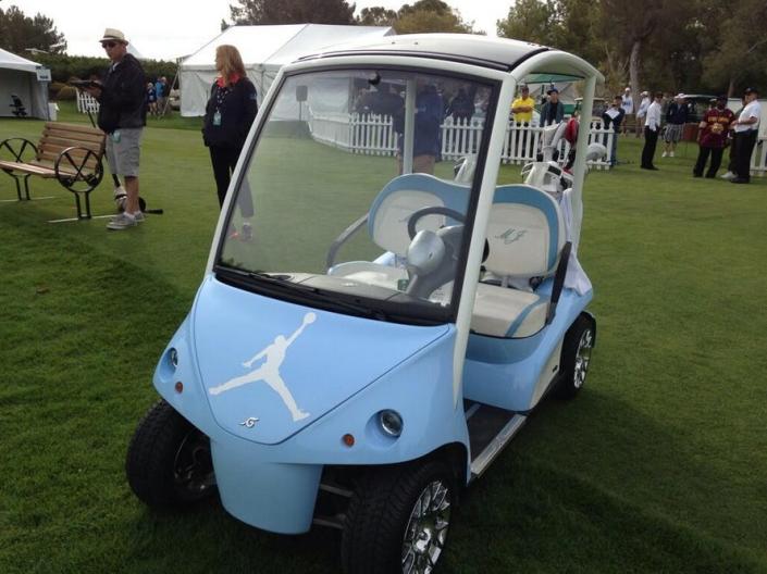 michael jordan golf cart