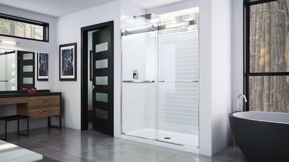 Refresh your home with Lowe's deals on a variety of items, like this DreamLine shower door.