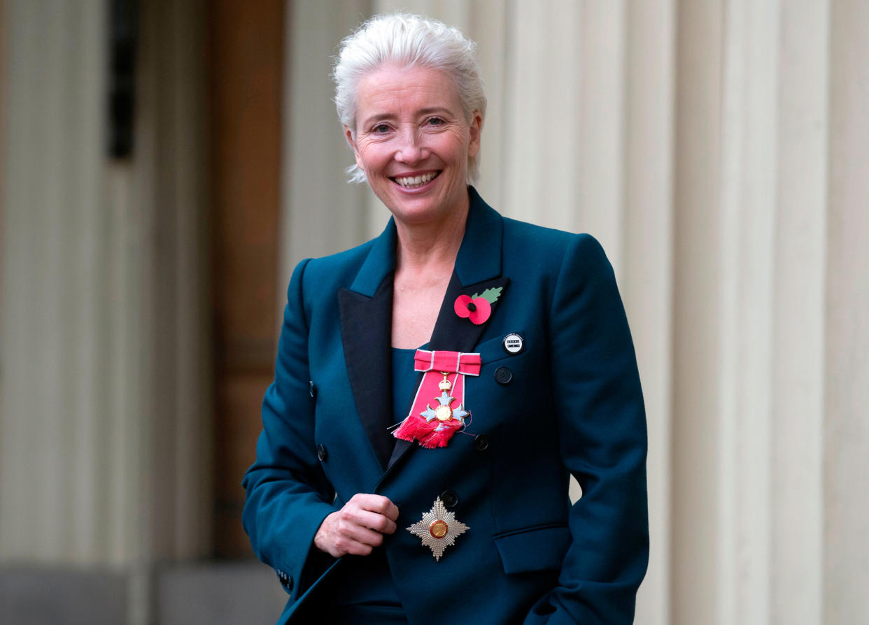 Emma Thompson wurde im November 2018 zum Dame Commander des Order Of The British Empire ernannt. (Bild: Steve Parsons/AFP/Getty Images)