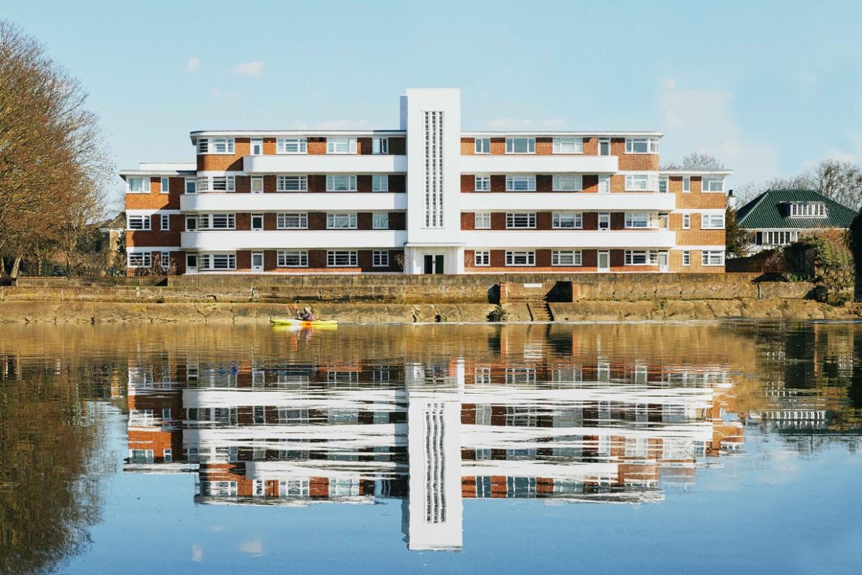 This riverside flat has views over the River Thames. Photo: River Homes