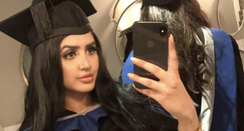 Mayra Zulfiqar, 24, is pictured.