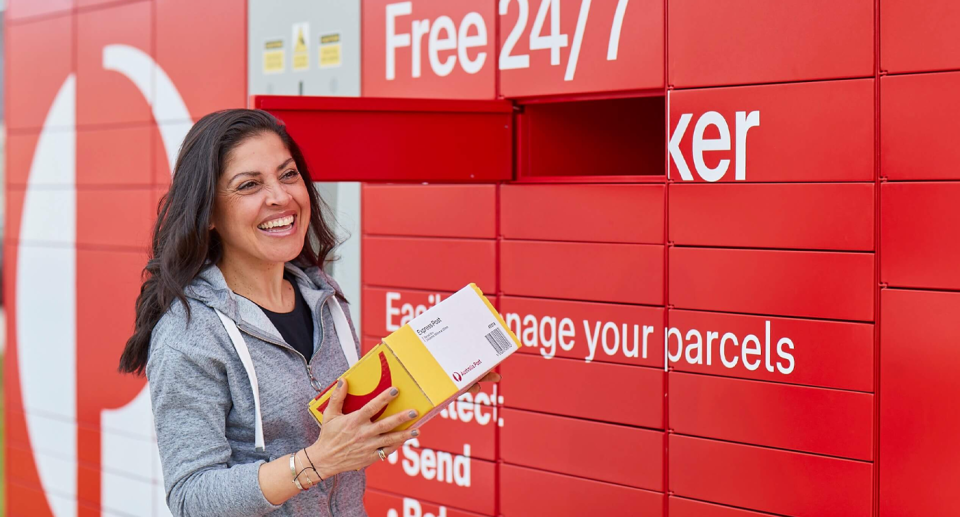 Australia Post lockers. 