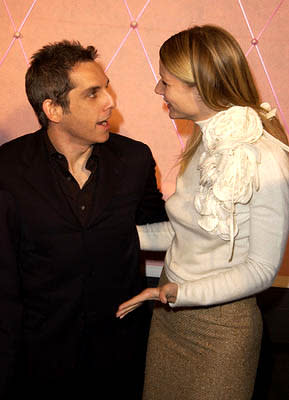 Ben Stiller and Gwyneth Paltrow at the Hollywood premiere of The Royal Tenenbaums