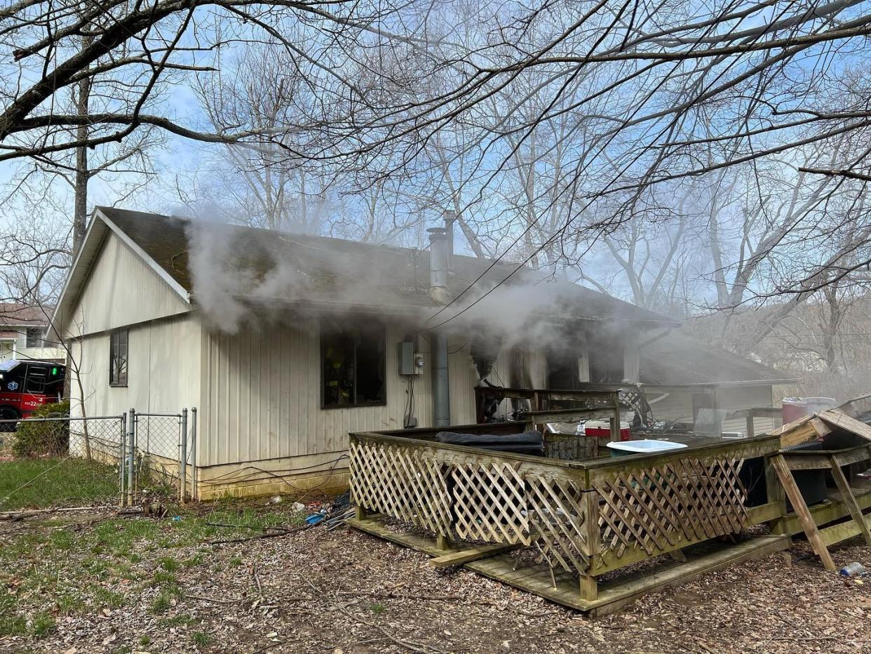 A fire at a house in the 3100 block of Fairington Drive Thursday was ruled accidental.