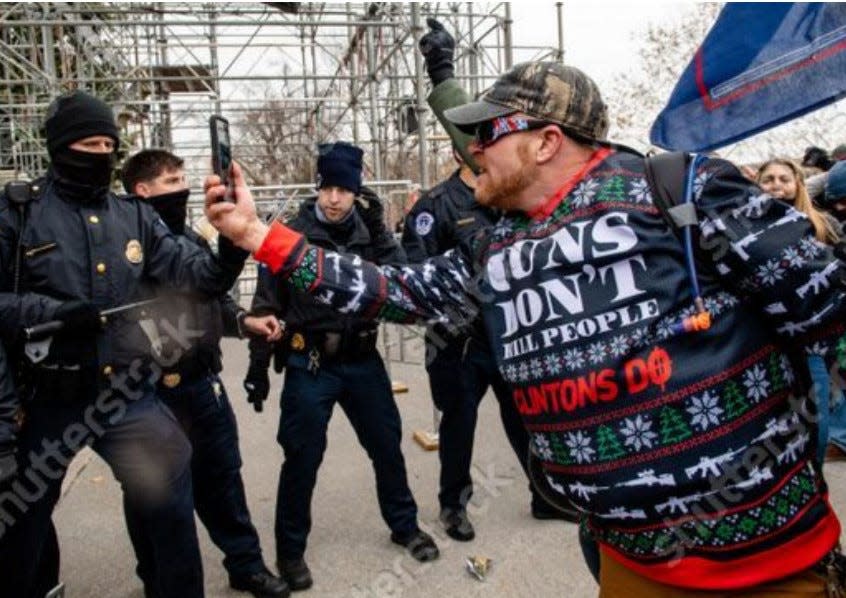 Thomas Patrick Hamner of Colorado is among those charged with participating in the U.S. Capitol riot.