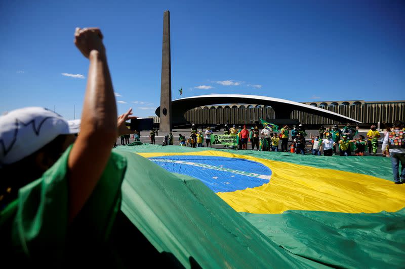 Protest against the Brazilian Supreme Federal Court in Brasilia