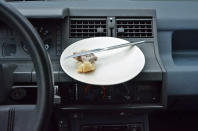 <p>Cyprus prohibits motorists from drinking behind the wheel, even if it’s from a bottle of water. Eating while driving is illegal, too, because motorists must <strong>keep both hands on the steering wheel</strong> at all times. And, like many Scandinavian countries, Cyprus asks drivers to have their headlights on at all times.</p>