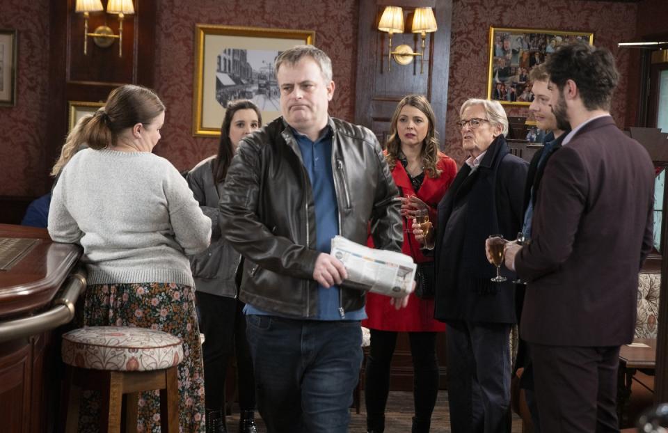 steve mcdonald, tracy mcdonald, ken barlow, amy barlow, daniel osbourne, coronation street