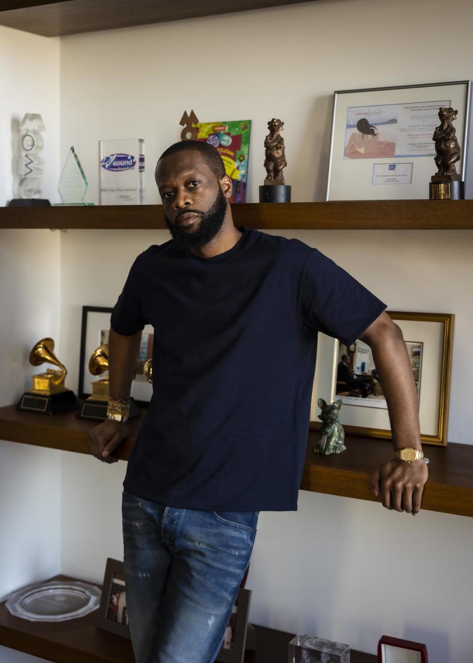 Pras in his SOHO loft.