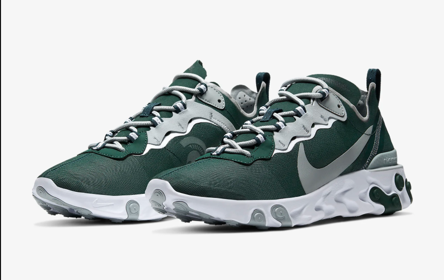 Michigan State Spartans React Element 55 Sneakers