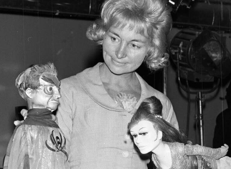 Sylvia Anderson fue guionista, cocreadora y hasta aportó su voz en muchas de las series en las que trabajó junto a su marido.