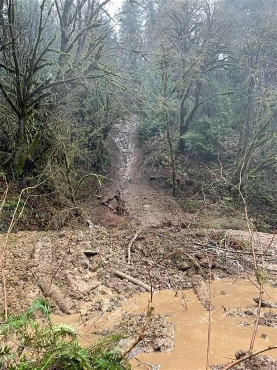 A landslide closed Highway 126 West between Mapleton and Florence for nearly a day. It reopened Tuesday, Dec. 21.