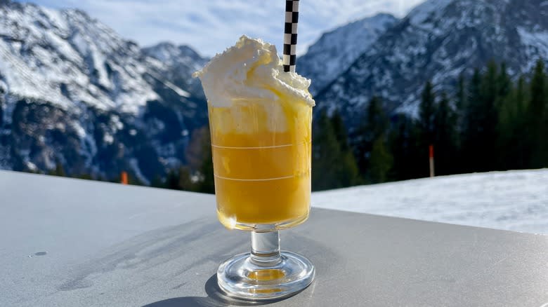 bombardino with alps in background