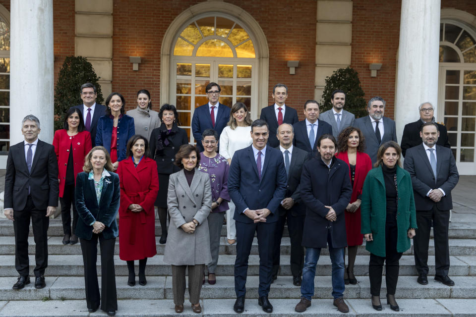 Foto de familia del nuevo Gobierno