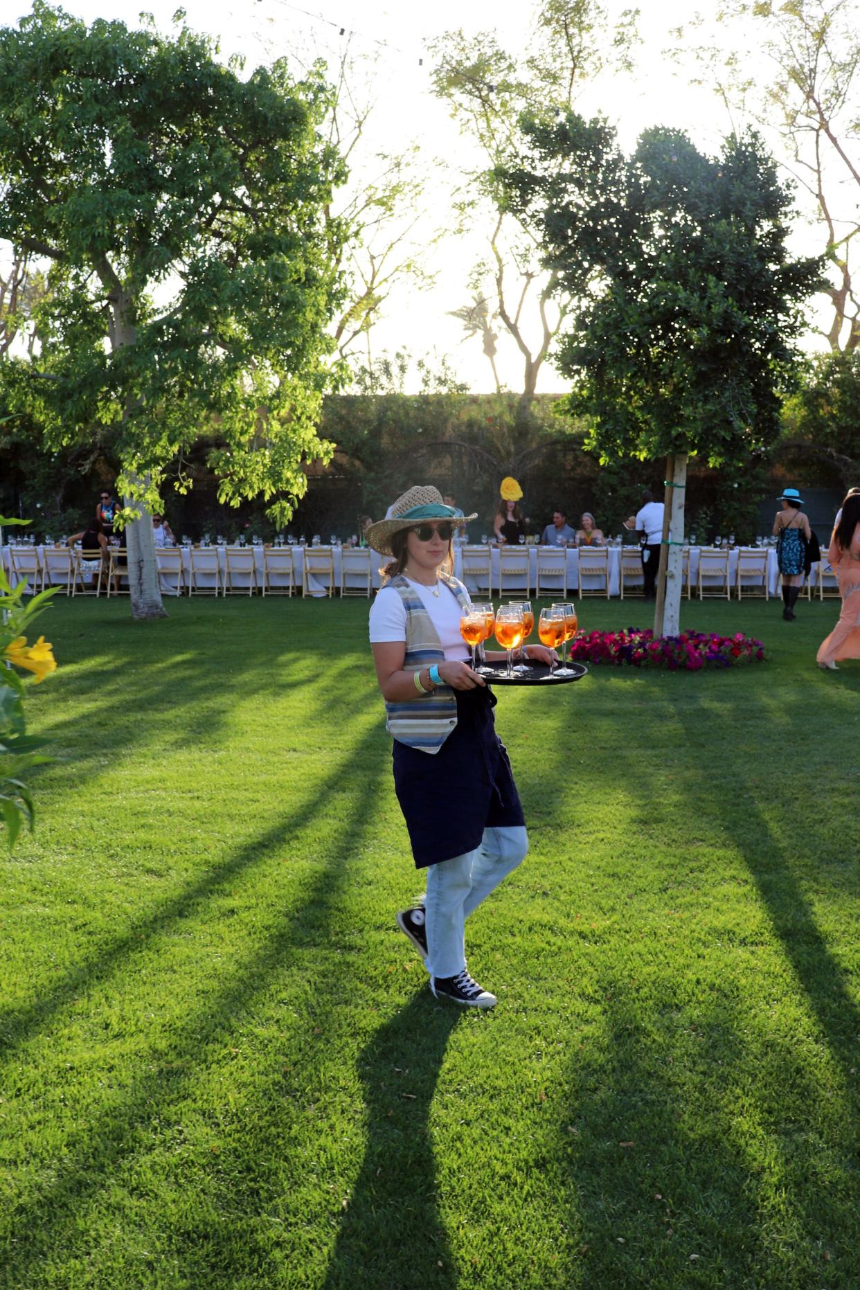 coachella VIP rose garden dinner