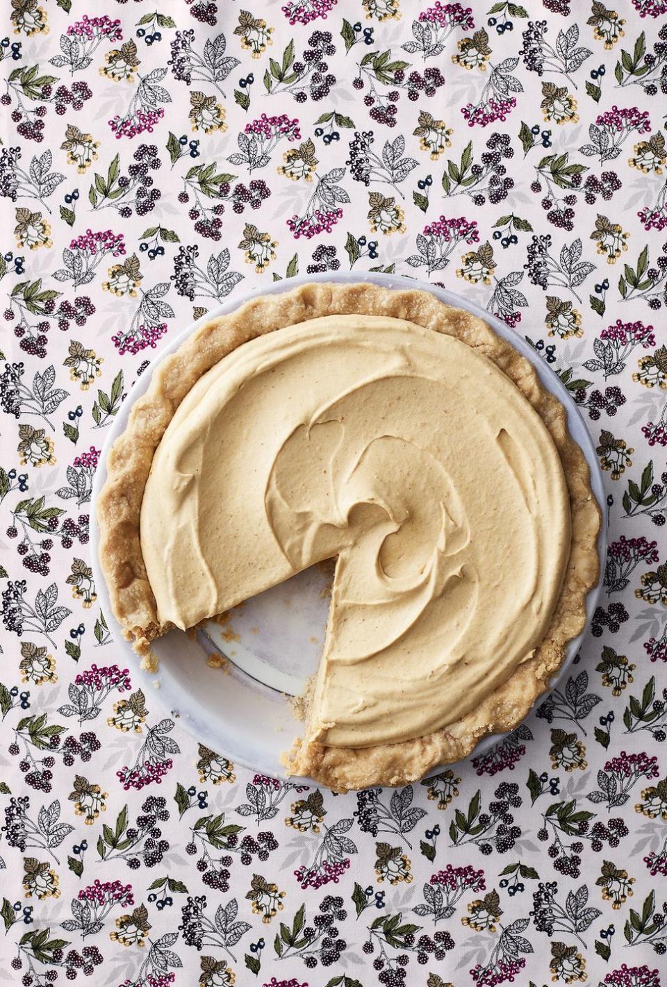 <p>Instead of a classic pumpkin pie recipe, try this version that has more of a pudding consistency. As Ree describes it, "This is a creamy, dreamy, more mild take on classic pumpkin pie."</p><p><strong><a href="https://www.thepioneerwoman.com/food-cooking/recipes/a33565468/spiced-pumpkin-cream-pie-recipe/" rel="nofollow noopener" target="_blank" data-ylk="slk:Get Ree's recipe.;elm:context_link;itc:0;sec:content-canvas" class="link ">Get Ree's recipe.</a></strong> </p>
