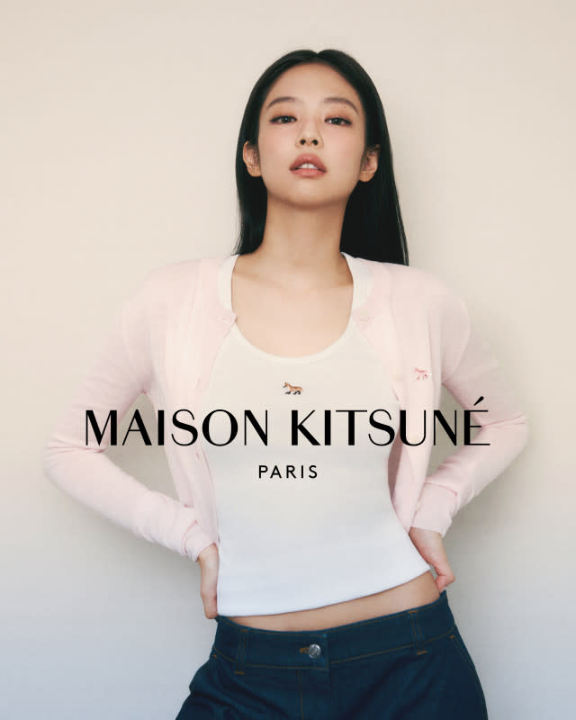 <p>Jennie Kim for Maison Kitsuné. Photo: Jongha Park/Maison Kitsuné</p>