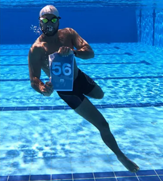 Omar Hegazy lost his left leg but continues to defy odds by breaking world records in the pool.