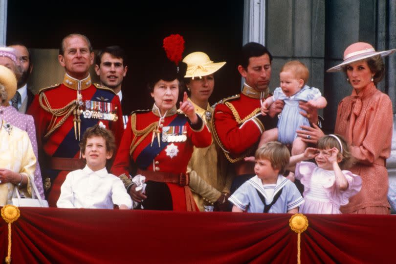 Prince Harry attended royal events from a very young age