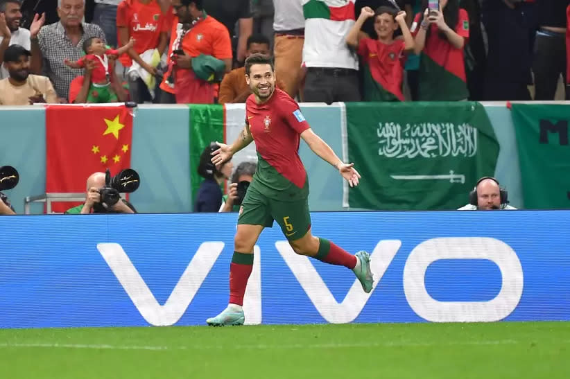 Imagen de la goleada de Portugal a Suiza.