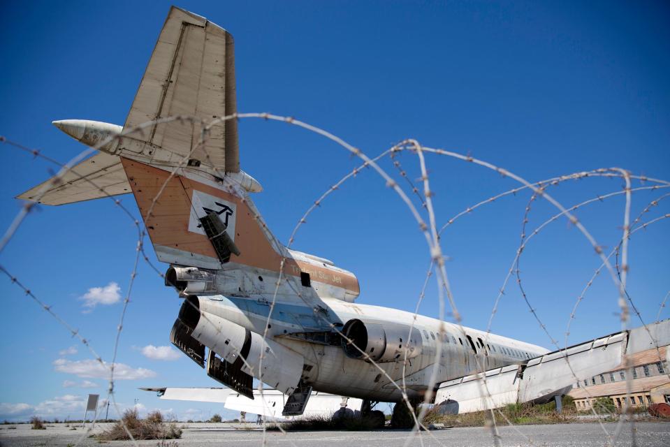 UN Buffer Zone Airplane