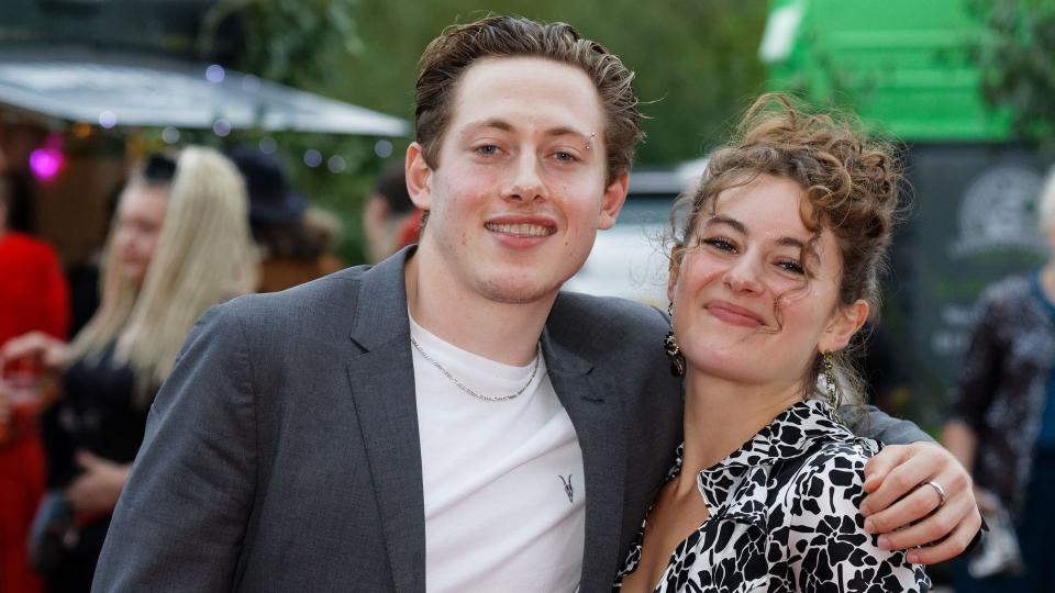 Sonny Ashbourne Serkis with his sister Ruby Serkis