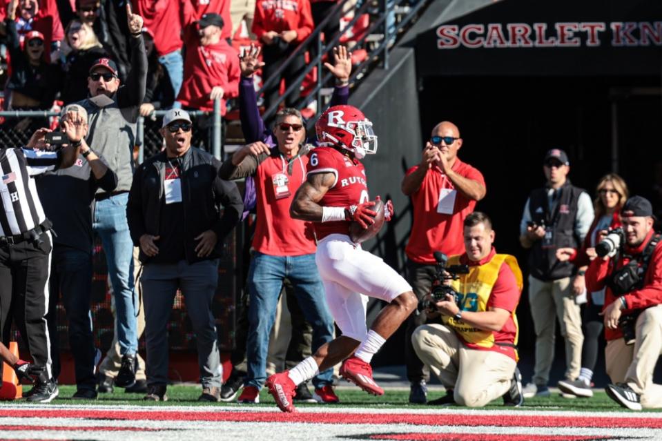 Rutgers football beat Indiana on Saturday for a Big Ten win.