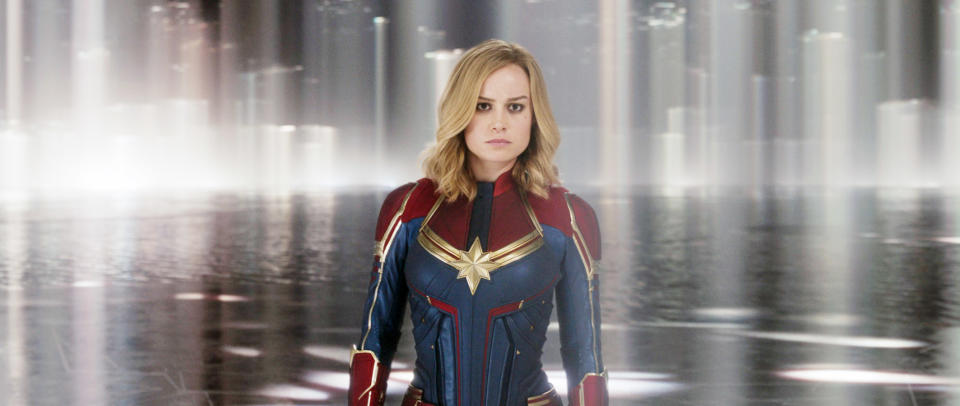 Larson as Captain Marvel