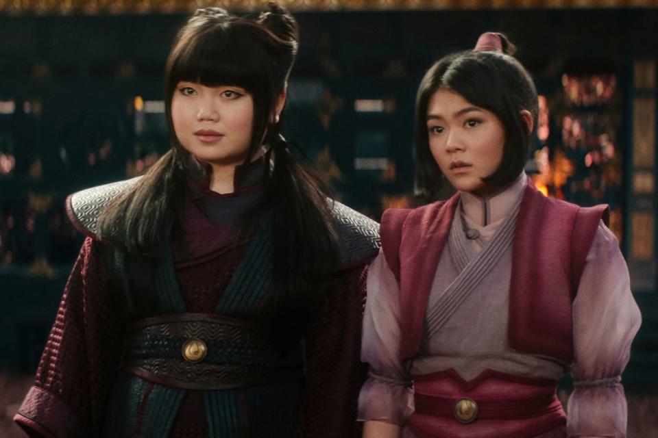 Thalia Tran as Mai (left) and Momona Tamada as Ty Lee.