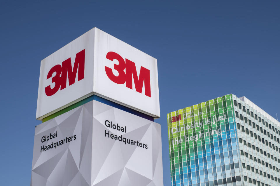 Maplewood, Minnesota, 3M company global headquarters.  3M produces the N95 respirator masks for the coronavirus.  (Photo by: Michael Siluk/Education Images/Universal Images Group via Getty Images)