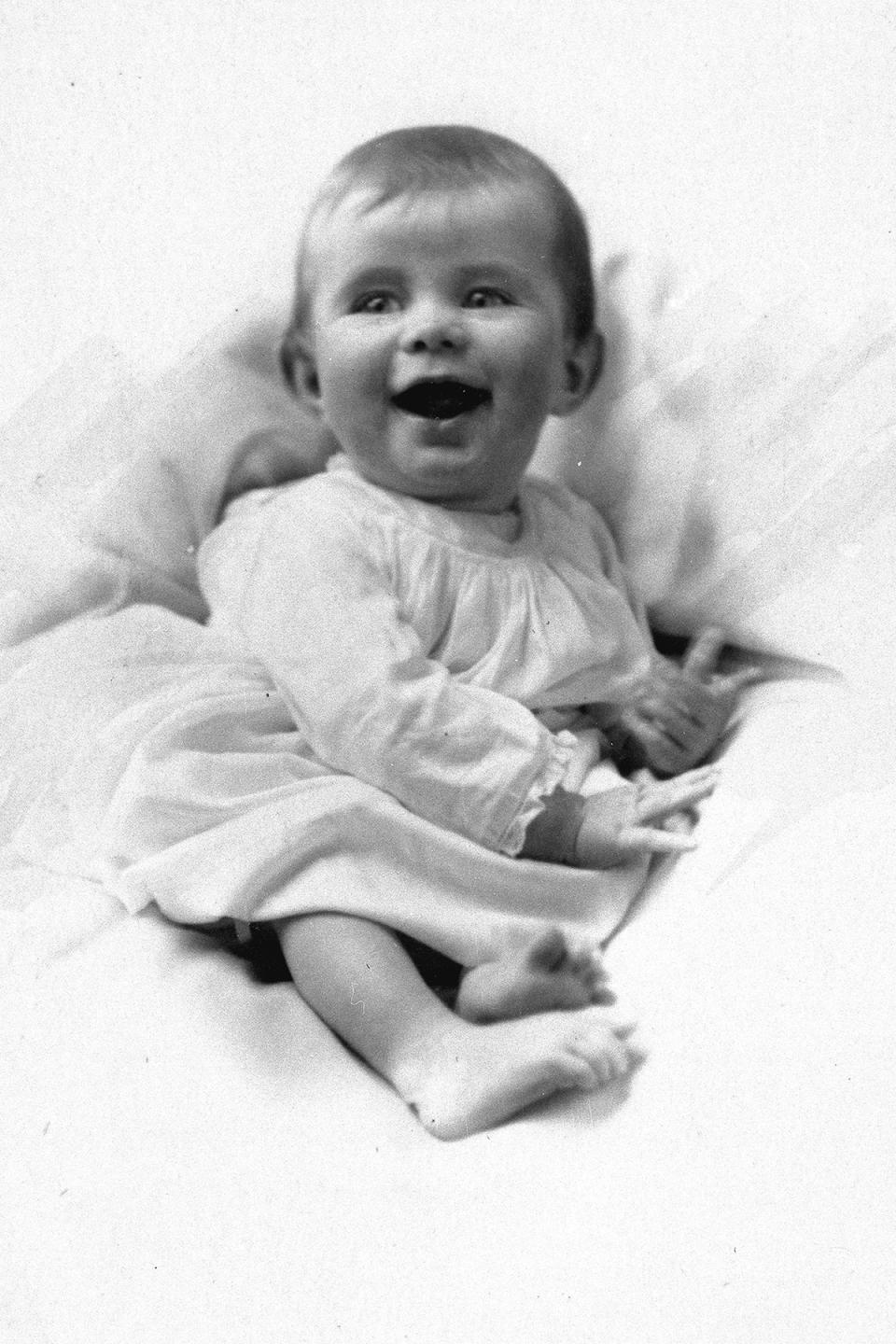 John F. Kennedy baby portrait