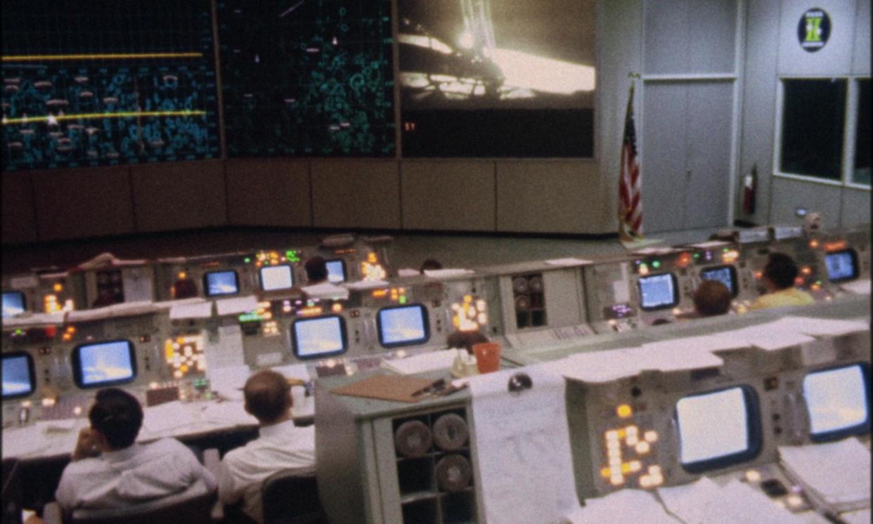 <span>‘Familiarity doesn’t lessen the impact’: mission control in Apollo 13: Survival. </span><span>Photograph: Netflix</span>