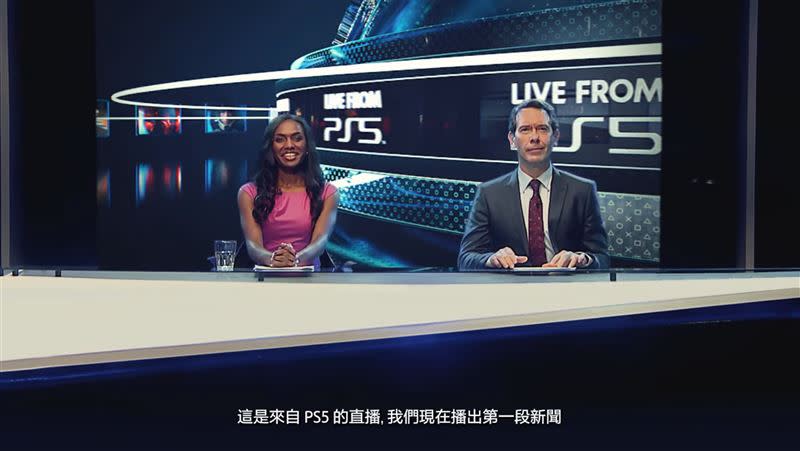 PS5「直擊頭條現場」影片結合了自家旗下作品。（圖／翻攝自PS5 YT頻道）