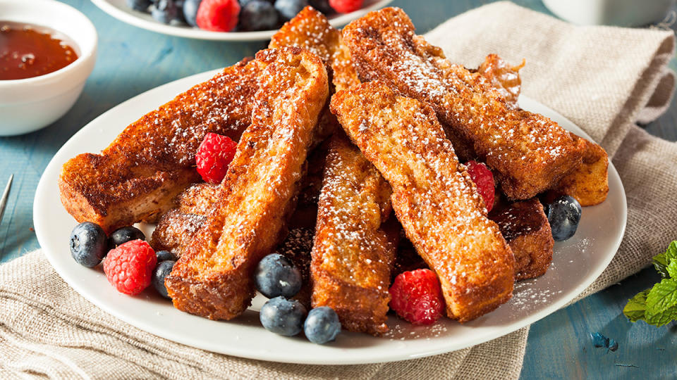 Brioche French air fryer toast sticks