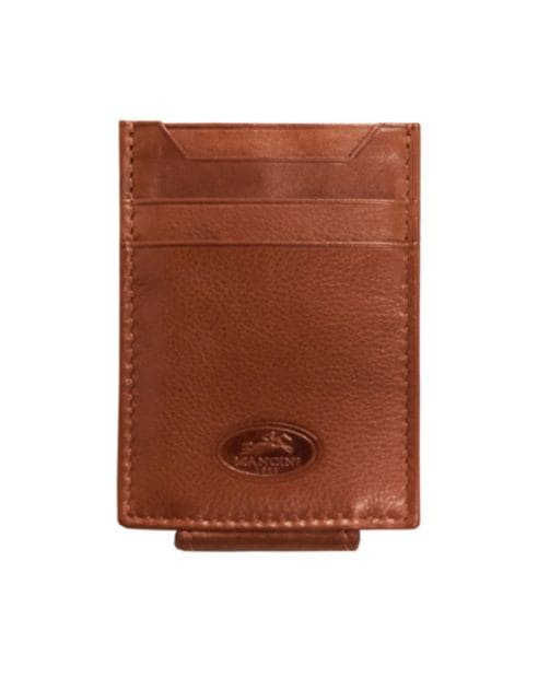 Mancini RFID-Secure Leather Bill Clip Wallet