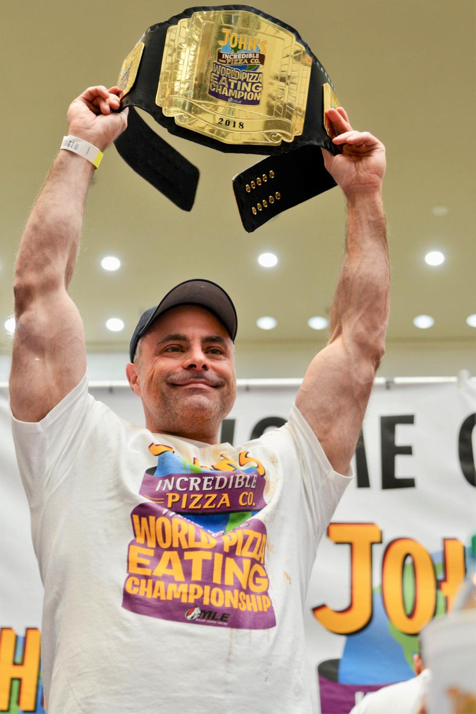 Geoffrey Esper is the second-ranked male competitor in Major League Eating, as seen Sunday, April 22, 2018. Esper will compete in Saturday's egg-roll eating contest in Lubbock.