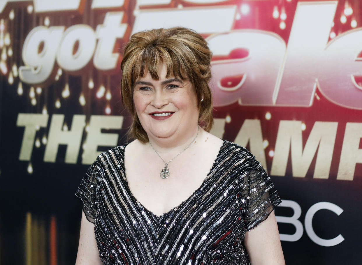 Susan Boyle attends the 'America’s Got Talent: The Champions' Finale at Pasadena Civic Auditorium on October 17, 2018 in Pasadena, California. (Photo by Tibrina Hobson/WireImage,)