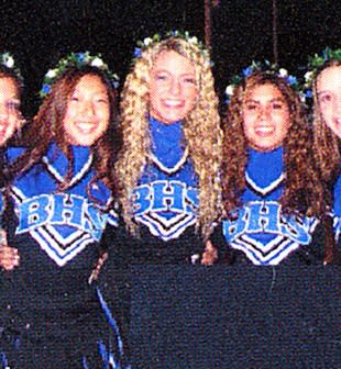 Blake Lively livened up the Burbank High cheerleading squad — Seth Poppel/Yearbook Library