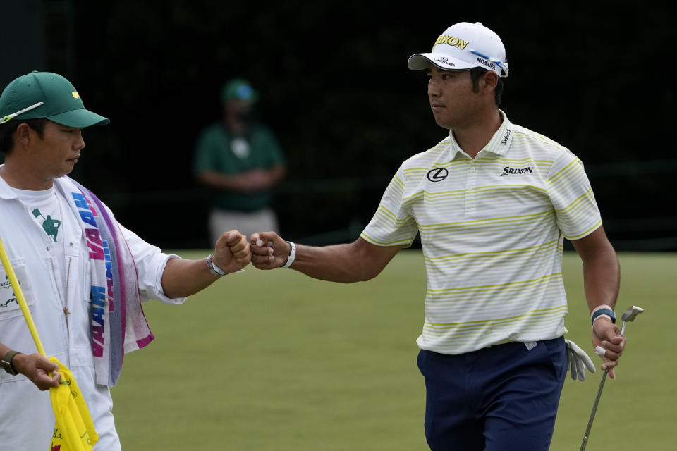 Hideki Matsuyama won his first Masters despite 40-to-1 odds before the tournament. (AP Photo/Gregory Bull)