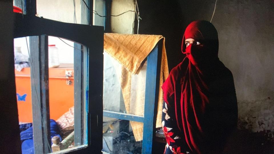 Woman in Kunar province, Afghanistan in Oct 2021