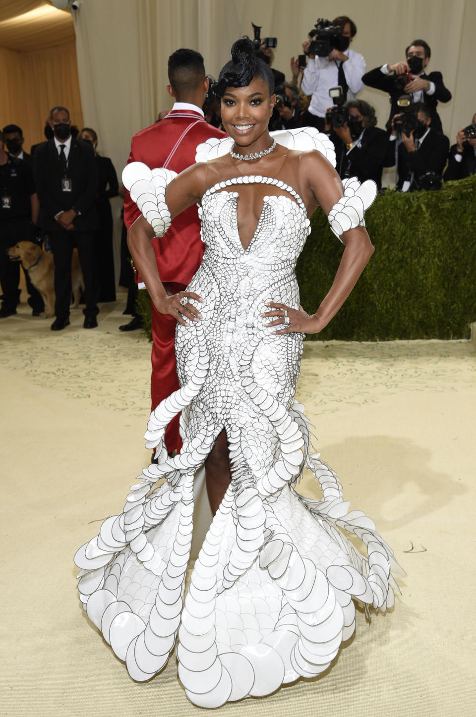 Gabrielle Union attends The Metropolitan Museum of Art's Costume Institute benefit gala celebrating the opening of the "In America: A Lexicon of Fashion" exhibition on Monday, Sept. 13, 2021, in New York. (Photo by Evan Agostini/Invision/AP)