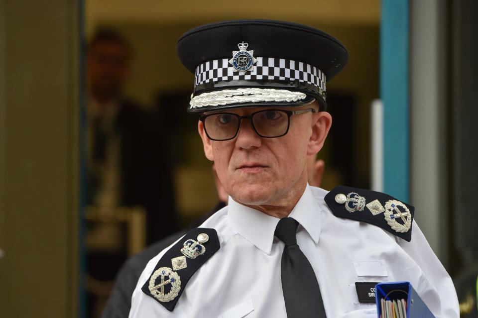 London, England, UK. 26th Oct, 2023. Metropolitan Police Commissioner MARK ROWLEY, is pictured leaving the Cabinet Office after a COBRA meeting. (Credit Image: © Thomas Krych/ZUMA Press Wire/Alamy Live News) EDITORIAL USAGE ONLY! Not for Commercial USAGE!