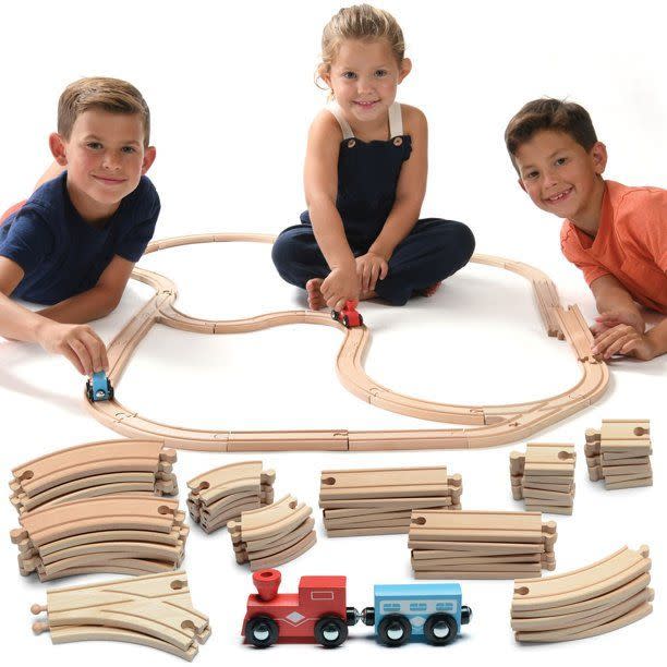 Wooden Train Tracks