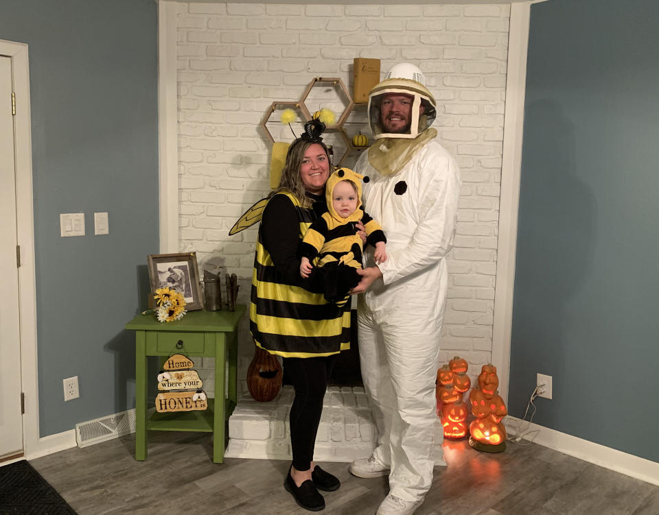 The Kirby family dressed as busy bees on TODAY (Courtesy of the Kirby family)