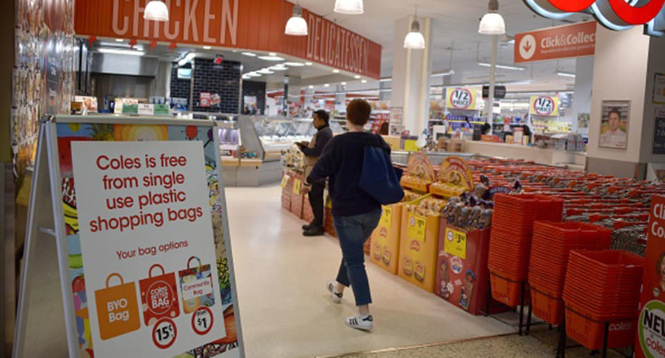 Woolworths and Coles cite food safety and accurate weighing as reasons for preventing customers from bringing reusable plastic containers.