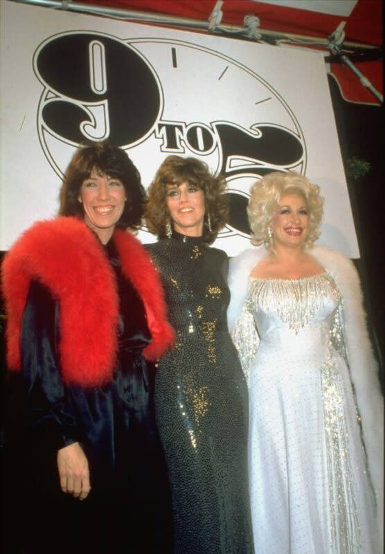 '9 to 5' stars Lily Tomlin, Jane Fonda and Dolly Parton