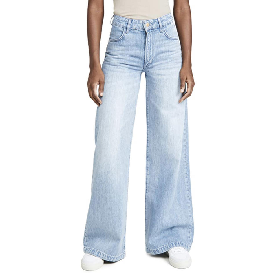 Triarchy Women's High Rise Wide Leg Jeans