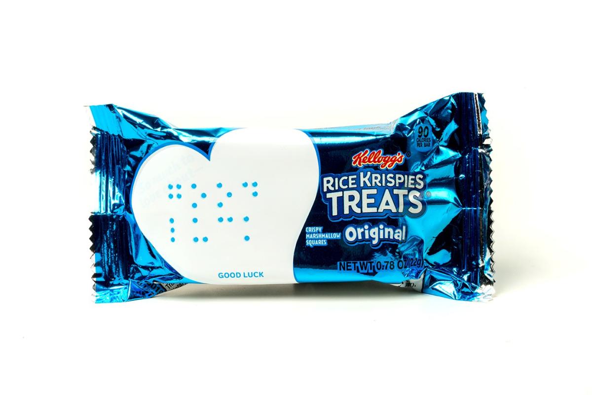 Kellogg adds Braille stickers to special Rice Krispies Treats, 2018-08-07