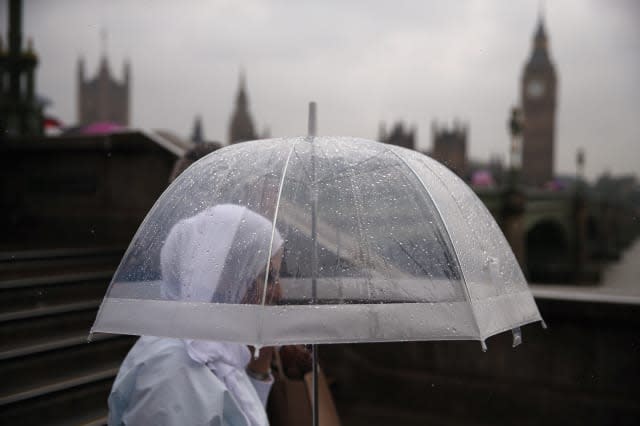 Heavy Rain Sweeps Across Britain